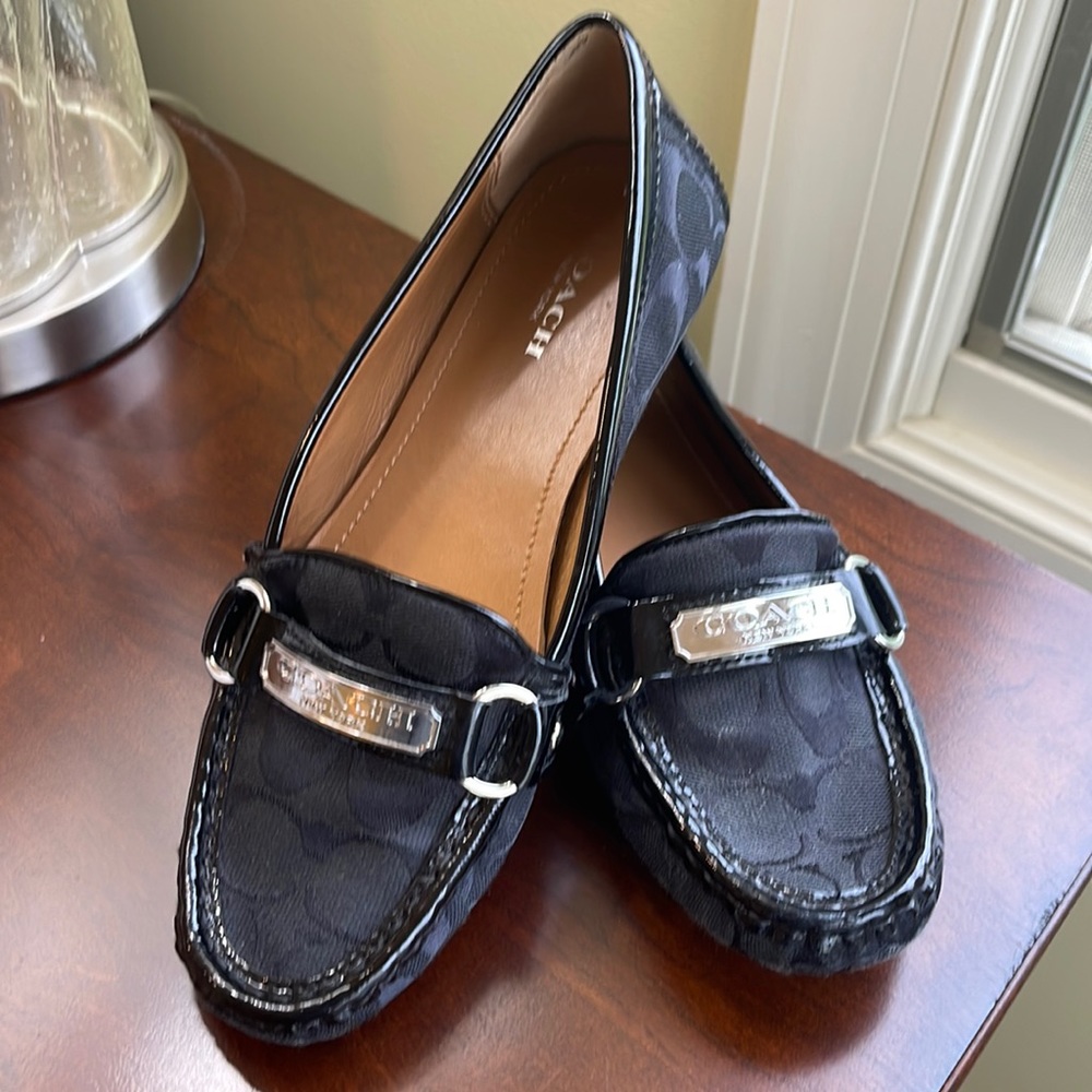 Coach Felisha Leather Loafers Women Size 7